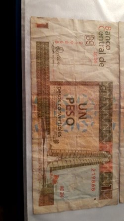 1 peso convertible 2007 CUBA