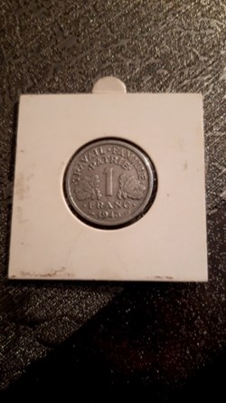 1 franc 1943 alu Bazor