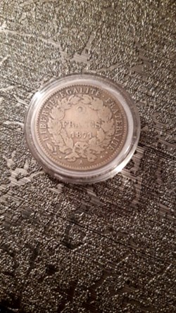 2 francs 1871 Cérès petit A