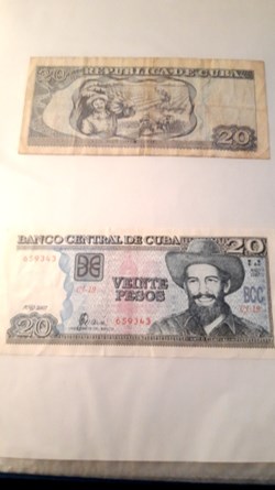 20 pesos 2006,2007 CUBA