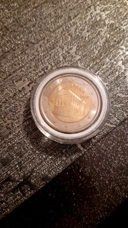 2 euro 2017 Eglise Santa Maria del Naranco Espagne