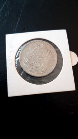 20 francs 1947 Prince Louis II Monaco