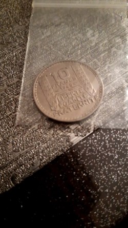 10 francs 1945 Turin Rameaux longs