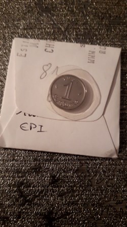 1 centimes 1981 EPI FDC