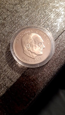 Medaille Président de la répubique française Jacques chirac