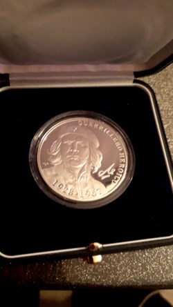 10 pesos 2007 argent 40eme anniversaire de la mort du che CUBA