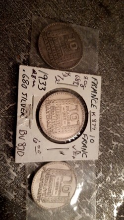 10 francs 1933 Turin