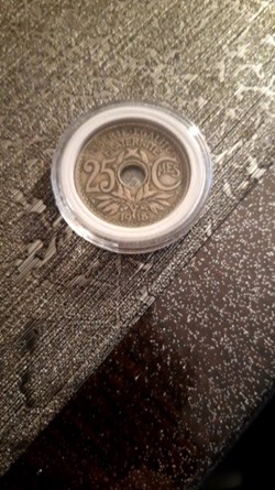 25 centimes 1918 Lindauer