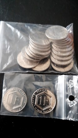 1 francs 1988 charles de gaulles