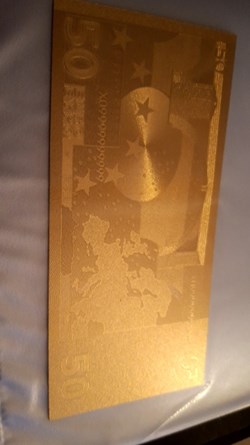 50 euro fantaisie dorée