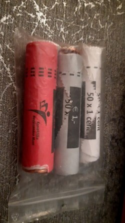Rouleaux 1,2,5 centimes 2002 Pays-bas