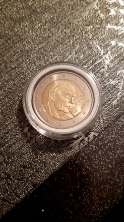 2 euro 2016 François Mitterand France