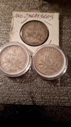2 francs 1900 semeuse