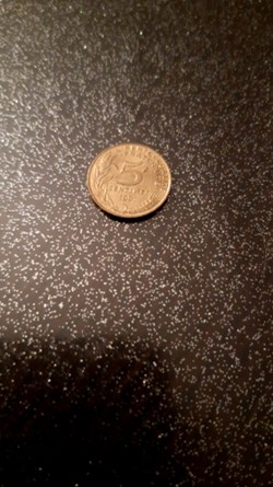 5 centimes 1991 Marianne