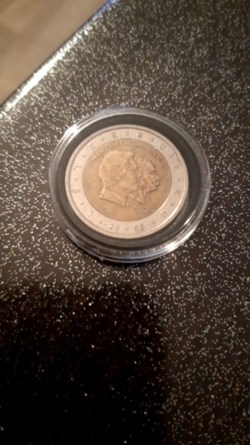 2 euros 2005 Luxembourg Grands-Duc Henri et Adolphe