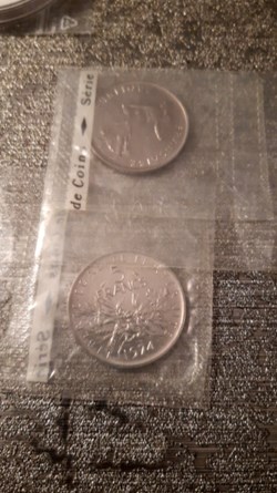 5 francs 1974 semeuse FDC