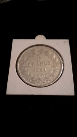 5 francs 1841 A IIe type Domard