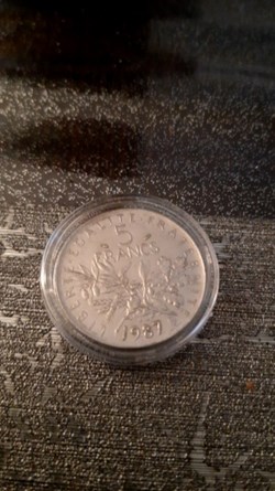 5 francs 1987 semeuse