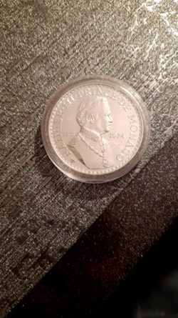 50 francs 1974 essai Rainier III Prince de monaco