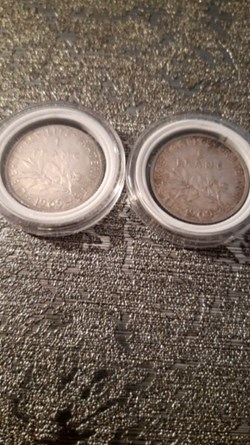 1 franc 1909 la semeuse