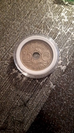 25 centimes 1929 Lindauer