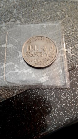 100 francs 1958 cochet chouette