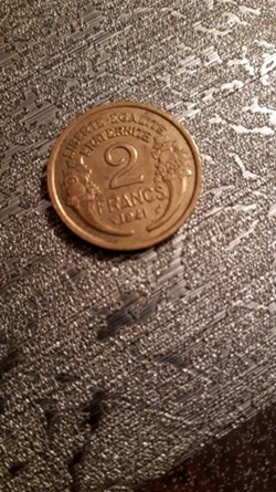 2 francs 1941 bronze-alu Morlon