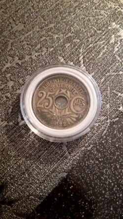 25 centimes 1922 Lindauer