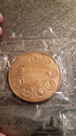 Medaille 1979 ECU EUROPA FDC