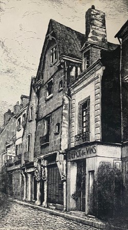 TOURS - Rue Courteline (2) - Gilbert RICHE - 1942