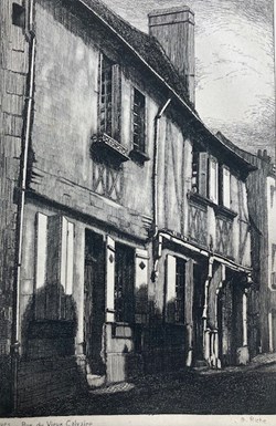 TOURS - Rue du vieux Calvaire - Gilbert RICHE - 1942