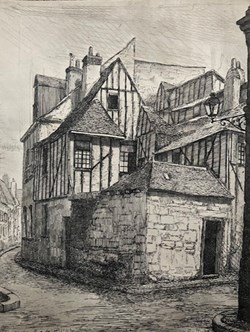 TOURS - Rue de la Bazoche - Gilbert RICHE - 1942