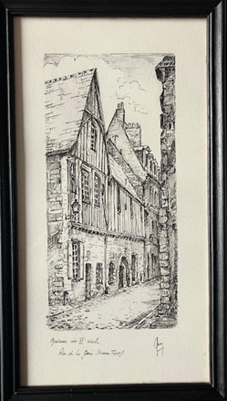 Rue de la Paix - Juillet 1978 (Maison Canoniale) - Claude BESNARD