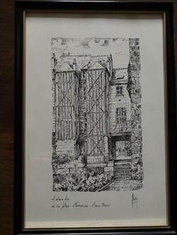 Proche Place Plumereau (1977) - Claude BESNARD
