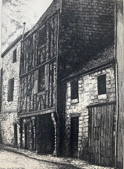TOURS - Rue du singe Vert - gilbert RICHE -1942
