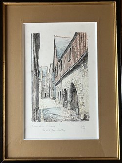 Rue de la Paix - Vieux Tours (juillet 1977) - Claude BESNARD