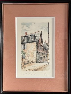 Rue de la Paix (maison canoniale St Pierre le Puellier) - Claude BESNARD