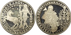1587 (dated) Brunswick-Wolfenbuttel 1-1/2 Thaler