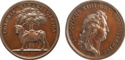 Madagascar 1665 Zebu Medal