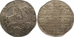 German States Saxony 1657 Thaler