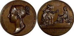1838 BHM-1801 Queen Victoria Coronation Medallion