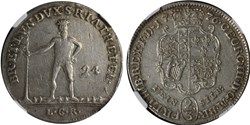 1776 Brunswick-Luneburg-Callenberg-Hannover 2/3 Thaler