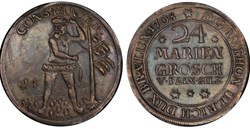 1708 Brunswick-Wolfenbuttel 2/3 Thaler
