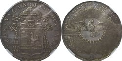 Italian Papal States 1830 B Scudo