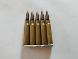 Lame chargeur garnie de 5 cartouches de 7.5x54 MAS