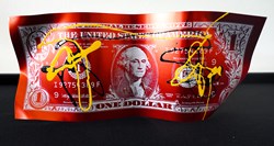 One dollar Red