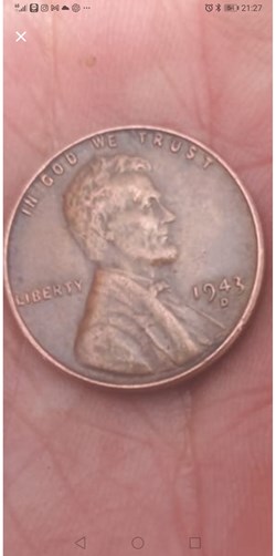 Pièces one cent 1943