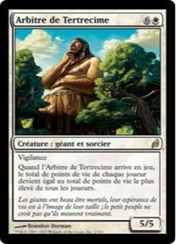 Arbitre de tertrecime