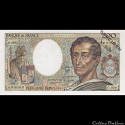 F.70.00 1981 O.000 n°000000 ( pr.NEUF )