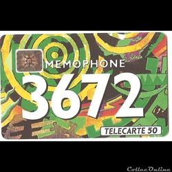 Mémophone - carte artistique que le numéro - 4